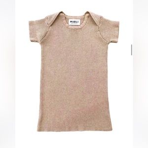 Mabli Putty Skinny Ribbed Tee